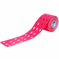 тейп кинезиологический curetape punch pink, перфорированный