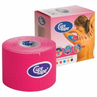 тейп кинезиологический curetape pink