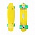 скейтборд maxcity mc plastic board small yellow